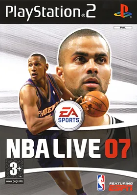 NBA Live 07 (Japan) box cover front